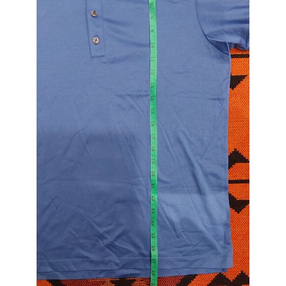 Banana Republic Cerulean Blue Dress Polo. Size Large - Picture 4 of 11